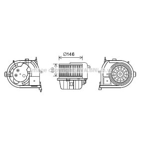 Achetez des Moteur électrique, pulseur d'air d'habitacle PRASCO RT8592 à prix pour 150,77 €