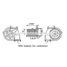 Achetez des Moteur électrique, pulseur d'air d'habitacle PRASCO RT8593 à prix pour 177,99 €