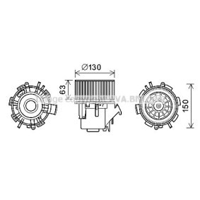 Achetez des Moteur électrique, pulseur d'air d'habitacle PRASCO RT8599 à prix pour 106,03 €
