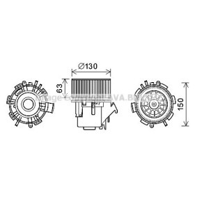 Achetez des Moteur électrique, pulseur d'air d'habitacle PRASCO RT8600 à prix pour 280,27 €