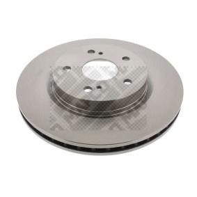 Achetez des Disque de frein MAPCO 45580 à prix pour 37,59 €
