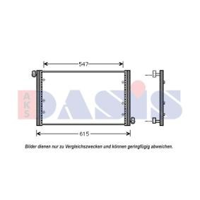 Achetez des Condenseur, climatisation AKS DASIS 082053N à prix pour 102,92 €