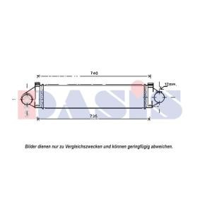 Kjøp Intercooler av AKS DASIS 097018N til den lave prisen 1157,90 NOK