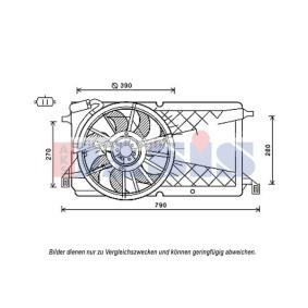 Kühlerlüfter 098129N von AKS DASIS günstig für 114,59 € online kaufen