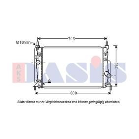 Achetez des Radiateur du moteur AKS DASIS 110077N à prix pour 99,88 €