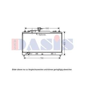 Achetez des Radiateur du moteur AKS DASIS 110079N à prix pour 92,19 €