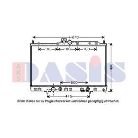 Acquista Radiatore motore da AKS DASIS 140104N a buon mercato per soli 159,57 €