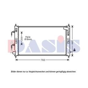 Acquista Radiatore motore da AKS DASIS 140105N a buon mercato per soli 96,51 €
