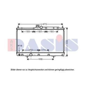 Acquista Radiatore motore da AKS DASIS 140106N a buon mercato per soli 103,27 €