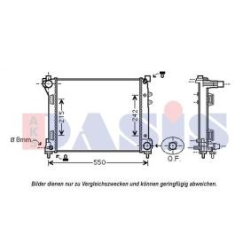 Achetez des Radiateur du moteur AKS DASIS 300017N à prix pour 86,63 €
