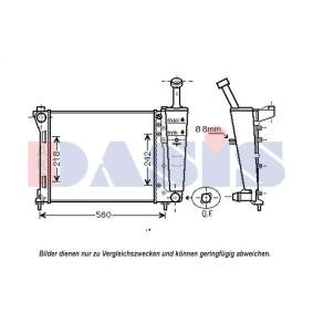 Achetez des Radiateur du moteur AKS DASIS 300018N à prix pour 84,42 €