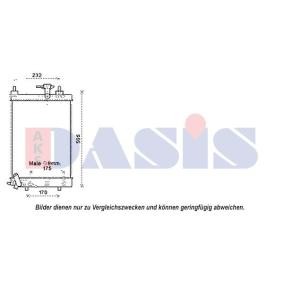 Achetez des Radiateur du moteur AKS DASIS 360032N à prix pour 74,62 €