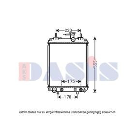 Acquista Radiatore motore da AKS DASIS 360034N a buon mercato per soli 93,15 €