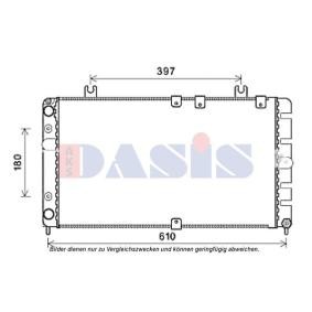 Achetez des Radiateur du moteur AKS DASIS 490015N à prix pour 60,00 €