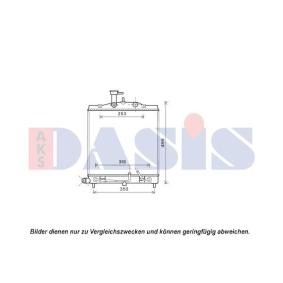Achetez des Radiateur du moteur AKS DASIS 510142N à prix pour 76,97 €