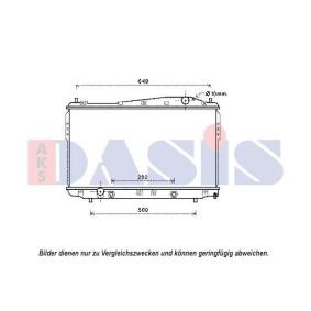 Achetez des Radiateur du moteur AKS DASIS 510154N à prix pour 88,17 €