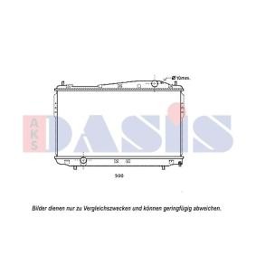 Achetez des Radiateur du moteur AKS DASIS 510155N à prix pour 108,41 €
