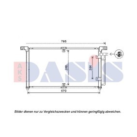Achetez des Condenseur, climatisation AKS DASIS 512057N à prix pour 825,68 €