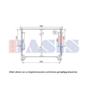 Achetez des Condenseur, climatisation AKS DASIS 512058N à prix pour 669,35 €