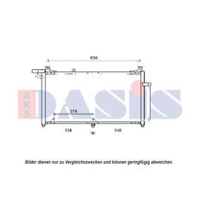 Achetez des Condenseur, climatisation AKS DASIS 512072N à prix pour 534,99 €