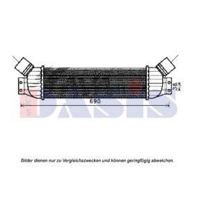 Acquista Intercooler da AKS DASIS 517004N a buon mercato per soli 417,98 €