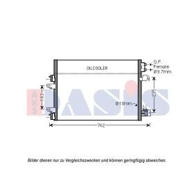 Achetez des Condenseur, climatisation AKS DASIS 522079N à prix pour 112,52 €