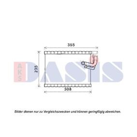 Klimaverdampfer des Herstellers AKS DASIS - Originalware Artikelnummer: 820333N