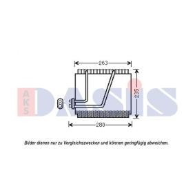 Verdampfer, Klimaanlage 820354N