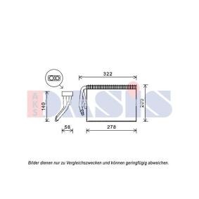 Verdampfer, Klimaanlage 820374N