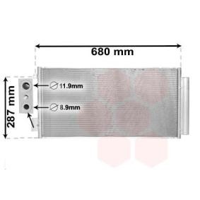 Achetez des Condenseur, climatisation VAN WEZEL 17005411 à prix pour 192,99 €