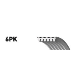 Keilrippenriemen 6PK684 ELAST für MINI