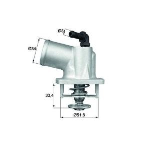 Achetez des Thermostat d'eau MAHLE ORIGINAL TI 54 92D à prix pour 38,43 €