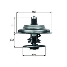 Köp Termostat, kylvätska av MAHLE ORIGINAL TX 23 71D till det låga priset 399,62 kr