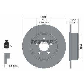 Comprar Disco de freno de TEXTAR 92234803 a bajo precio de 66,20 €