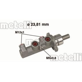 Achetez des Maître-cylindre de frein METELLI 05-0317 à prix pour 101,33 €