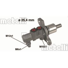 Acquista Cilindro maestro del freno da METELLI 05-0368 a buon mercato per soli 92,02 €