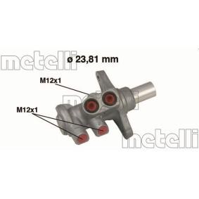 Comprar Cilindro principal de freno de METELLI 05-0639 a bajo precio de 78,36 €