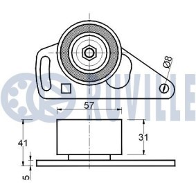 Compre Tensor de cadena de distribución de RUVILLE online para Frontera Mk II (B) SUV (U99) a precios moderados