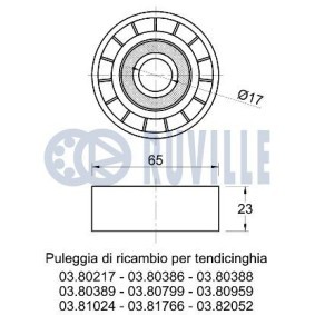 Osta Hammaspyörä, nokka-akseli RUVILLE:llä 3458011 edullisesti hintaan 60,25 €