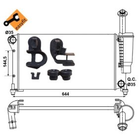 Acquista Radiatore motore da NRF 53075 a buon mercato per soli 71,39 €