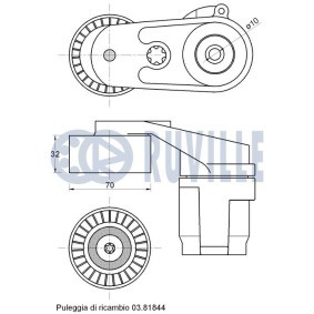 Achetez des Kit de roulement de roue RUVILLE 7313 à prix pour 39,59 €
