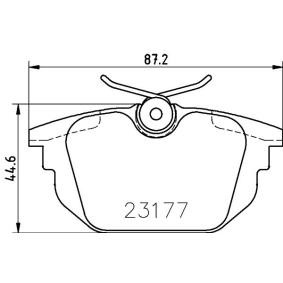 Köp Bromsbelägg av MINTEX MDB1876 till det låga priset 332,39 kr