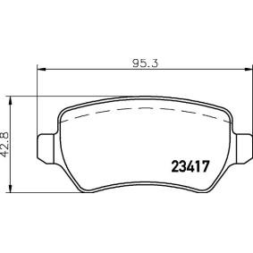 Köp Bromsbelägg av MINTEX MDB2223 till det låga priset 303,46 kr
