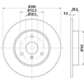 Bremsscheibe von MINTEX MDC1423