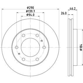 Bremsscheibe von MINTEX