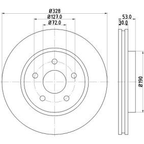 JEEP Bremsscheibe von MINTEX