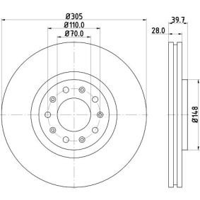 Bremsscheibe von MINTEX MDC2157