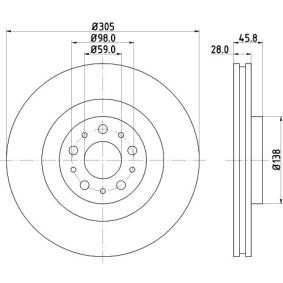 Bremsscheibe von MINTEX MDC2341