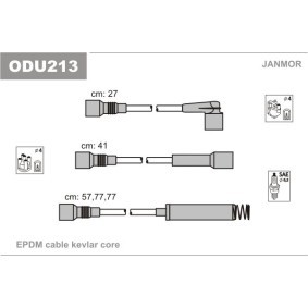 Compre Jogo de cabos de ignição da JANMOR ODU213 a um preço baixo por 21,94 €