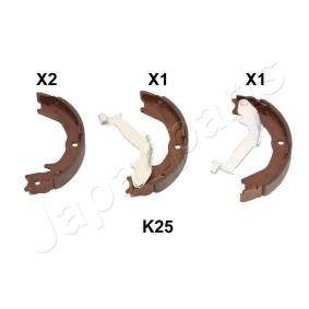 Köp Handbromsbackar av JAPANPARTS GF-K25AF till det låga priset 283,07 kr